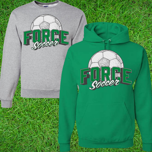 Vintage FORCE Soccer Sweatshirt (Youth & Adult) - MADE TO ORDER/TWO WEEKS