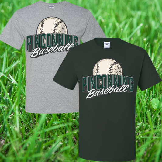 Pinconning Baseball/Softball - Vintage Logo Basic Tee (Youth & Adult)