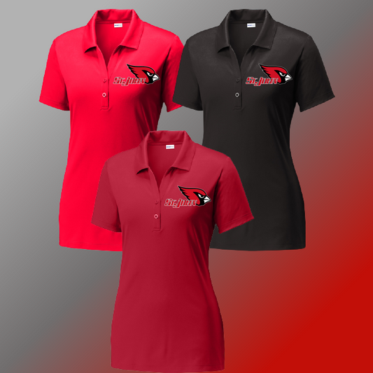 St. John Cardinals  - Ladies Fit Performance Polo