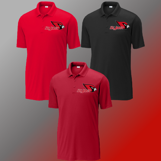 St. John Cardinals  - Mens Fit Performance Polo