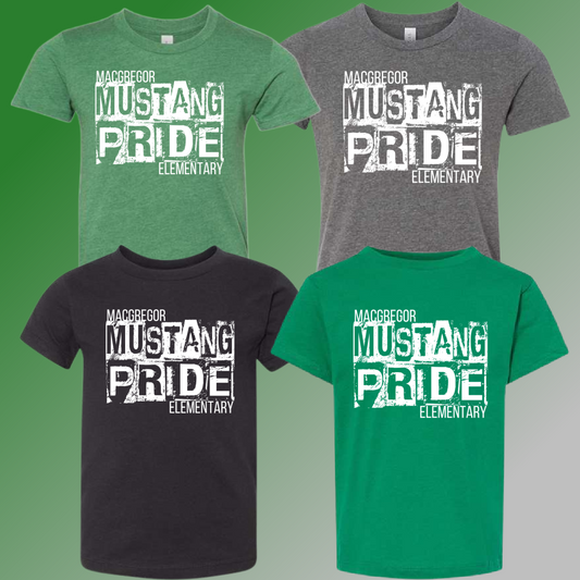 MacGregor Elementary - Distressed Block Premium Tee (Youth & Adult) - MADE TO ORDER/TWO WEEKS