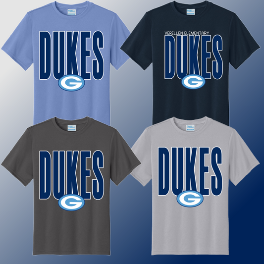 Dukes - Tall Logo Dri Fit Tee (Youth & Adult)
