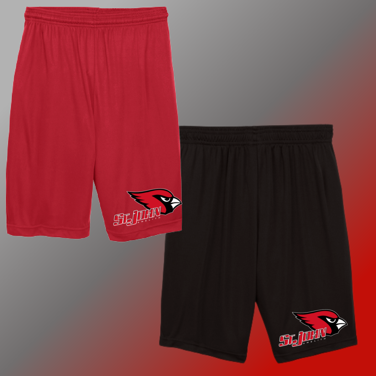 St. John Cardinals  - Basic Athletic Shorts