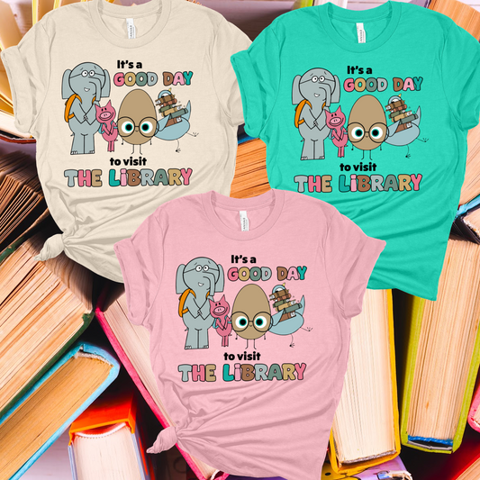 It's A Good Day To Visit The Library Tee (Adult)