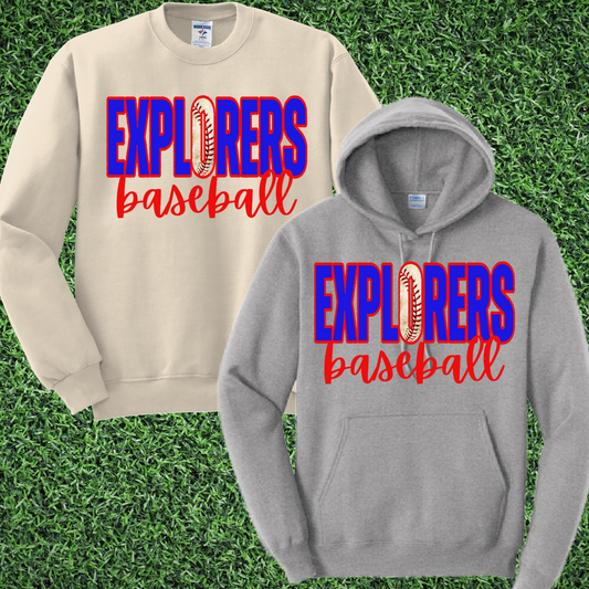 Midland Explorers Baseball Basic Sweatshirt (Adult)