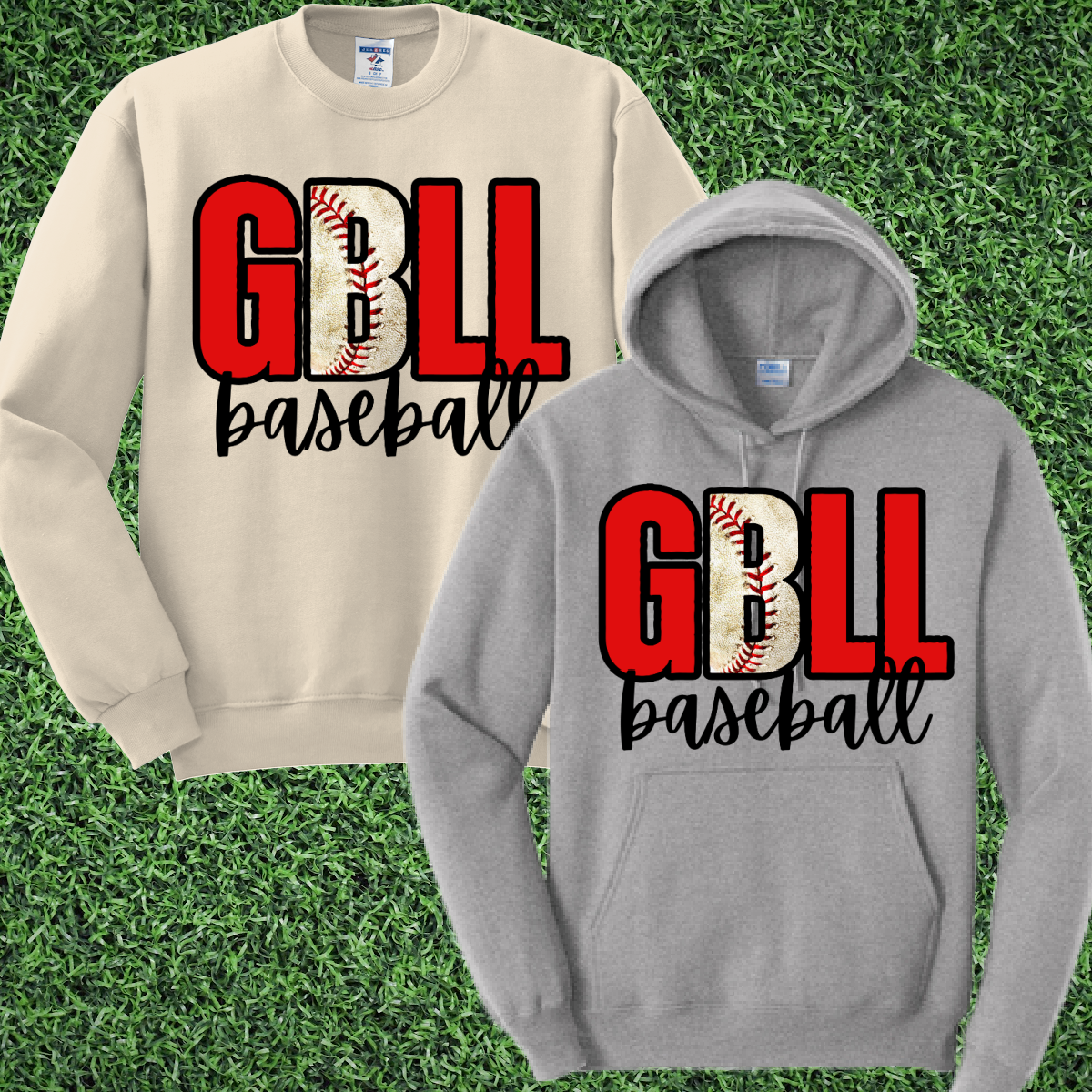 Greater Bay Little League - Bold Print Basic Sweatshirt (Youth & Adult)