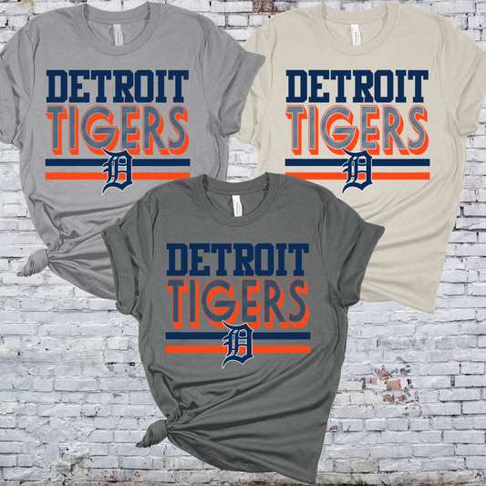 Detroit Baseball Retro Tee (Youth & Adult)
