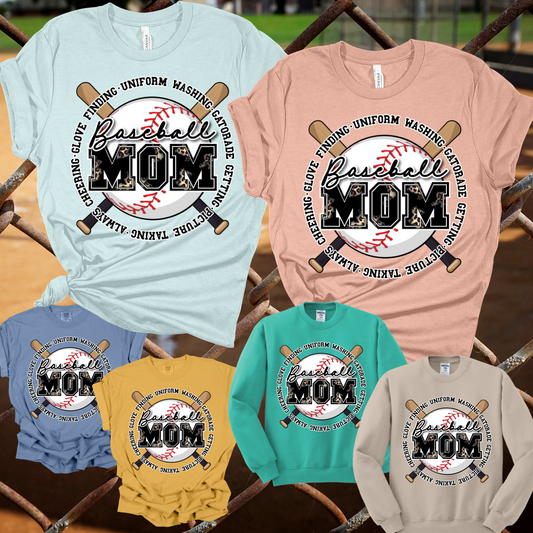 Estey Baseball - Baseball Mom - Uniform Washing/Always Cheering