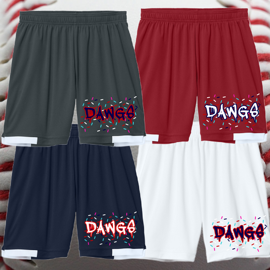 Saginaw Bay Riverdawgs - Ice Cream Sprinkles Performance Shorts