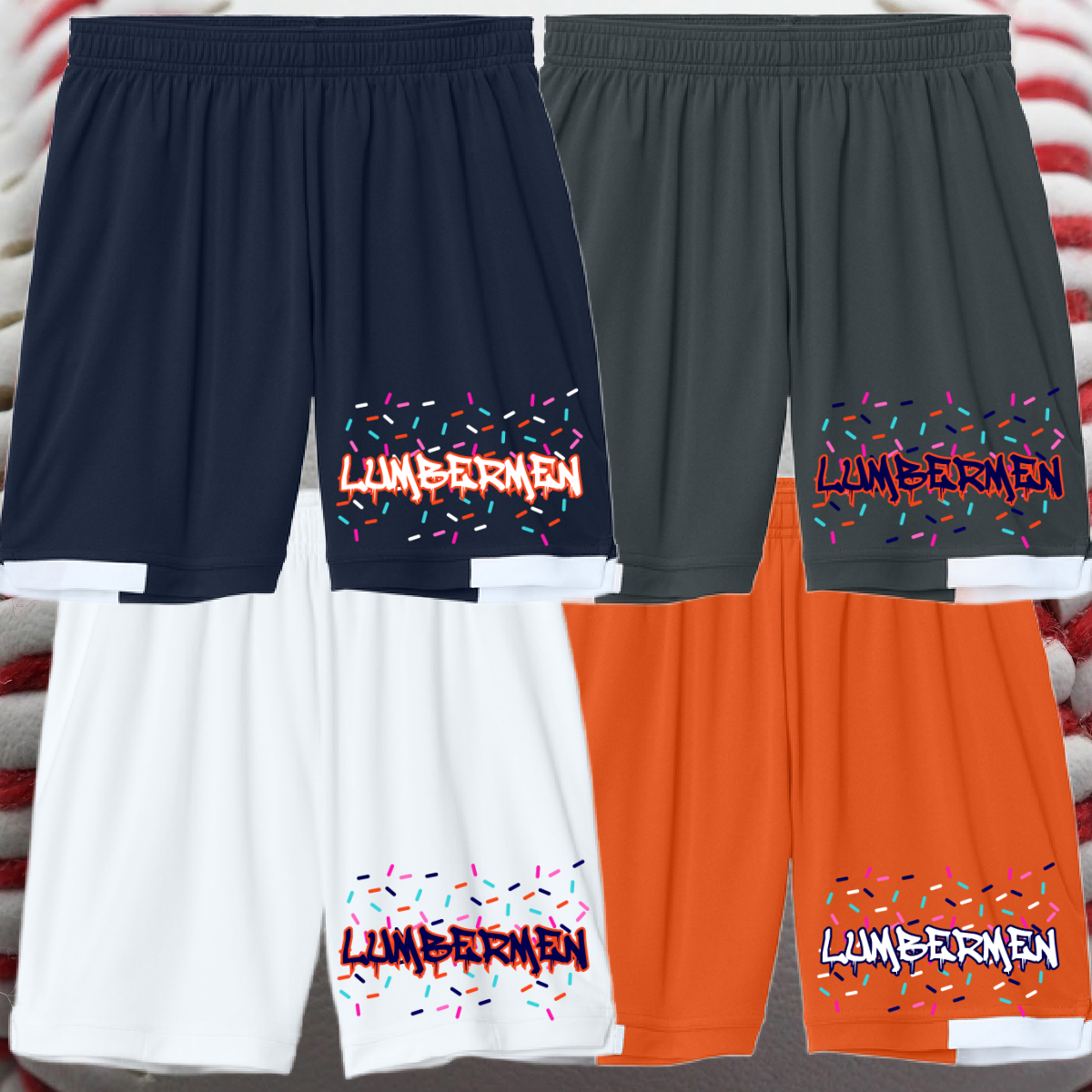Mid Michigan Lumbermen - Ice Cream Sprinkles Performance Shorts