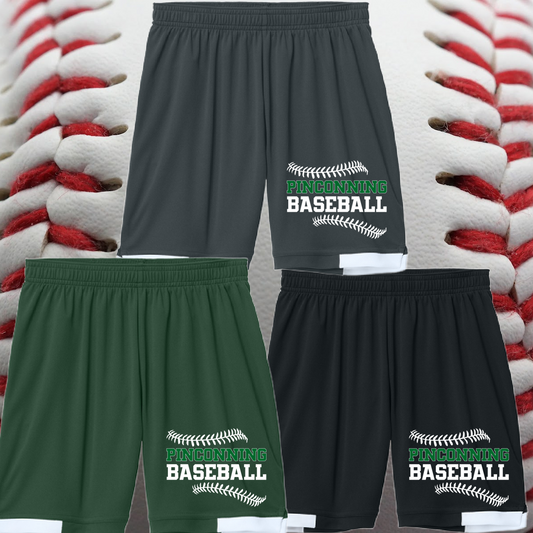 Pinconning Baseball - Stitches Logo Performance Shorts