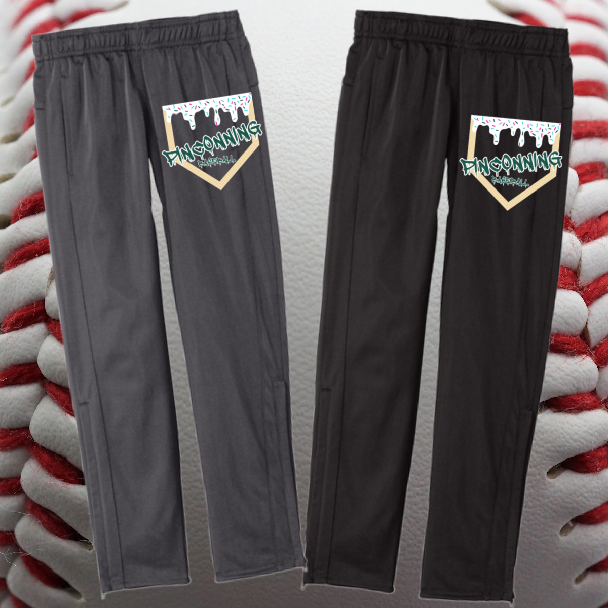 Pinconning Baseball - Homeplate Ice Cream Drip Tricot Performance Jogger (Youth & Adult)