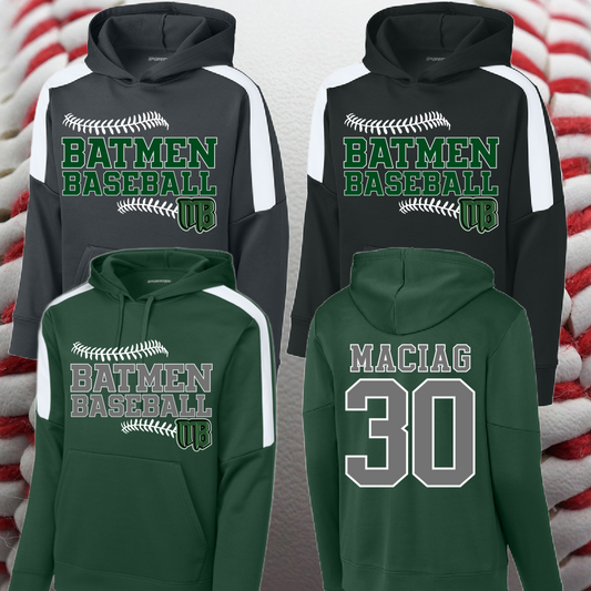 Michigan Batmen - Stitches Logo Premium Performance Hoodie (Youth & Adult)