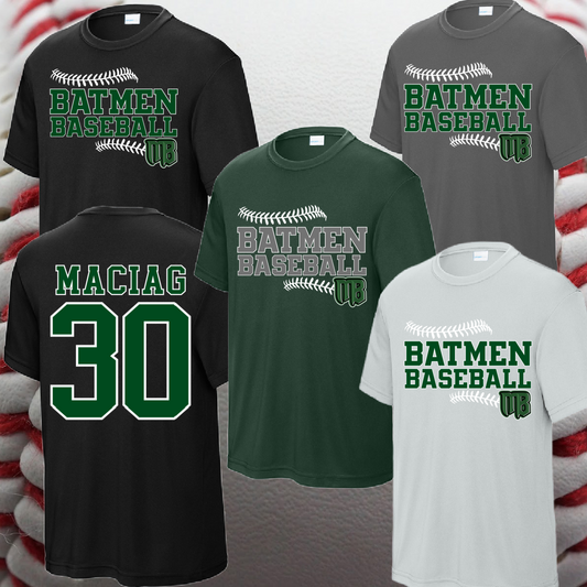 Michigan Batmen - Stitches Logo Performance Tee (Youth & Adult)