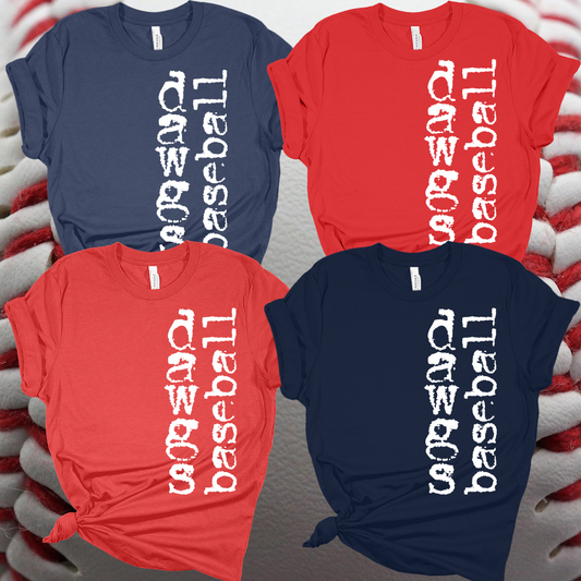 Saginaw Bay Riverdawgs - Vintage Typography Dawgs Tee