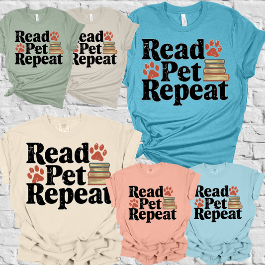 Read Pet Repeat Tee