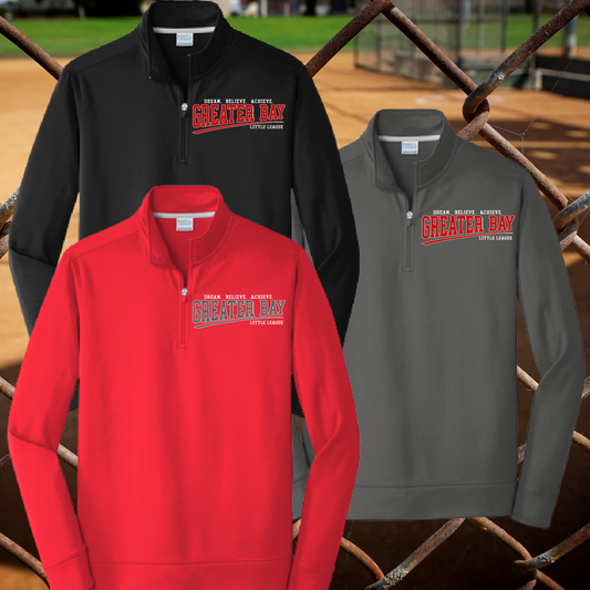 Greater Bay Little League - Swoosh Logo Performance Quarter Zip (Adult)