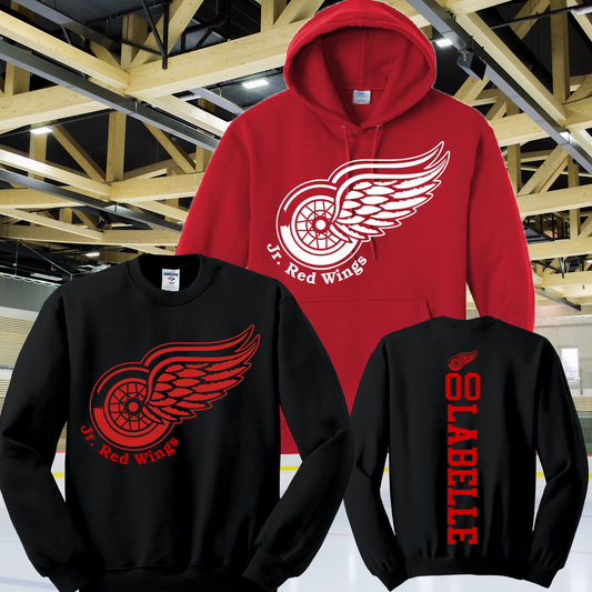 Detroit Jr. Hockey Basic Sweatshirt (Youth & Adult)