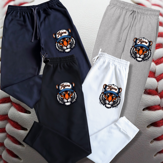 Detroit Baseball -Tiger Wearing Hat Basic Jogger (Youth & Adult)
