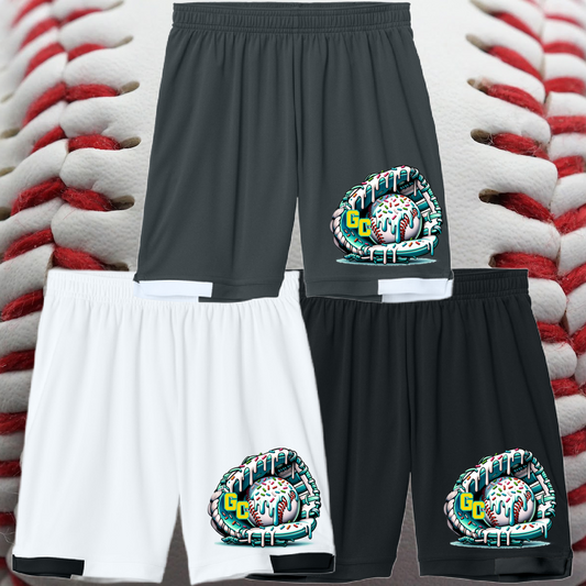GLB Game Changers - Ice Cream Drip Glove Performance Shorts (Youth & Adult)