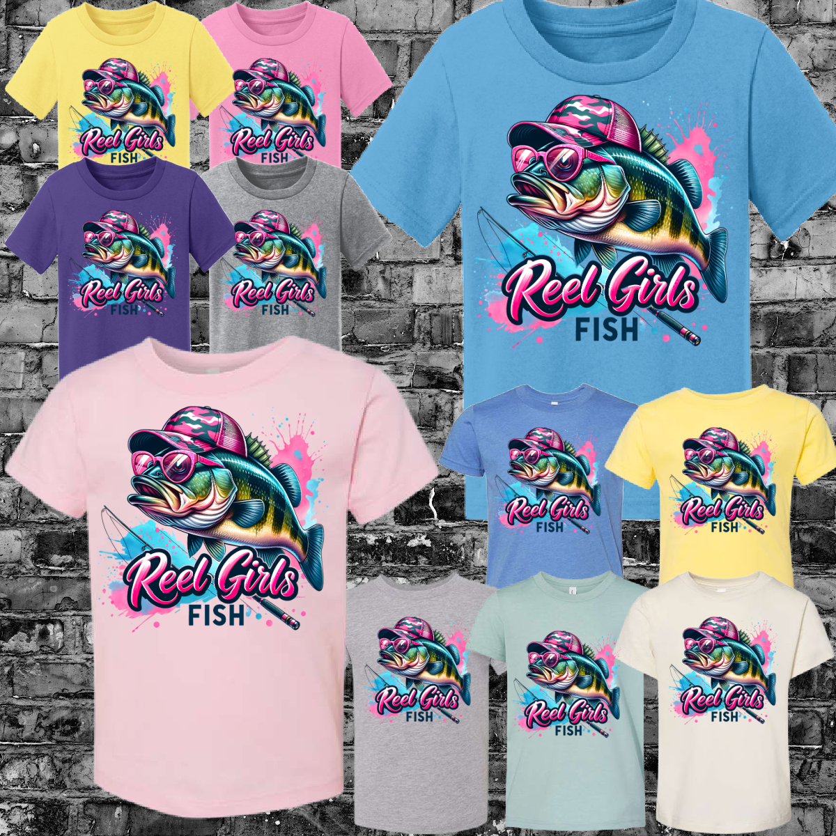 Reel Girls Fish Tee (Youth)