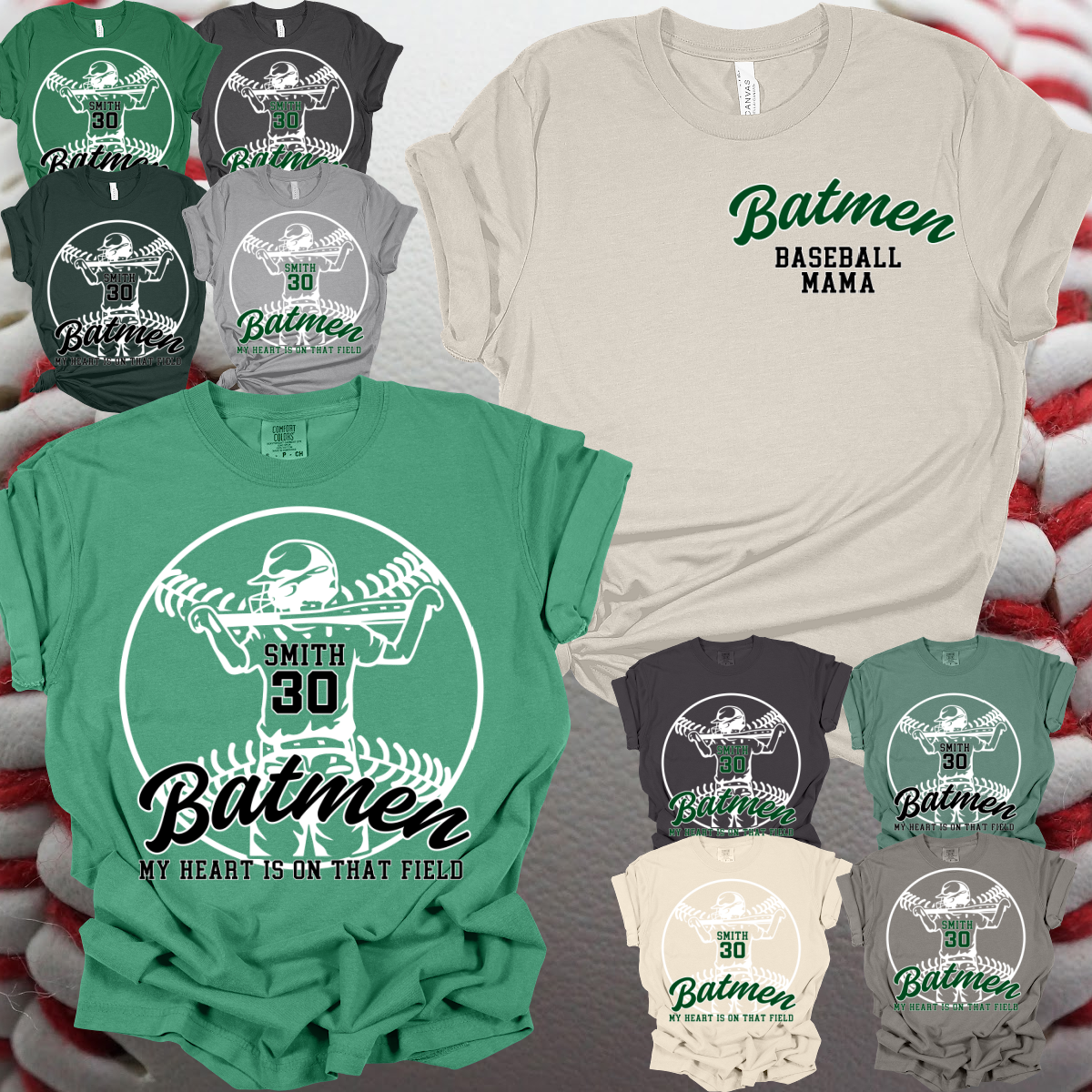Michigan Batmen - Custom Player Premium Tee