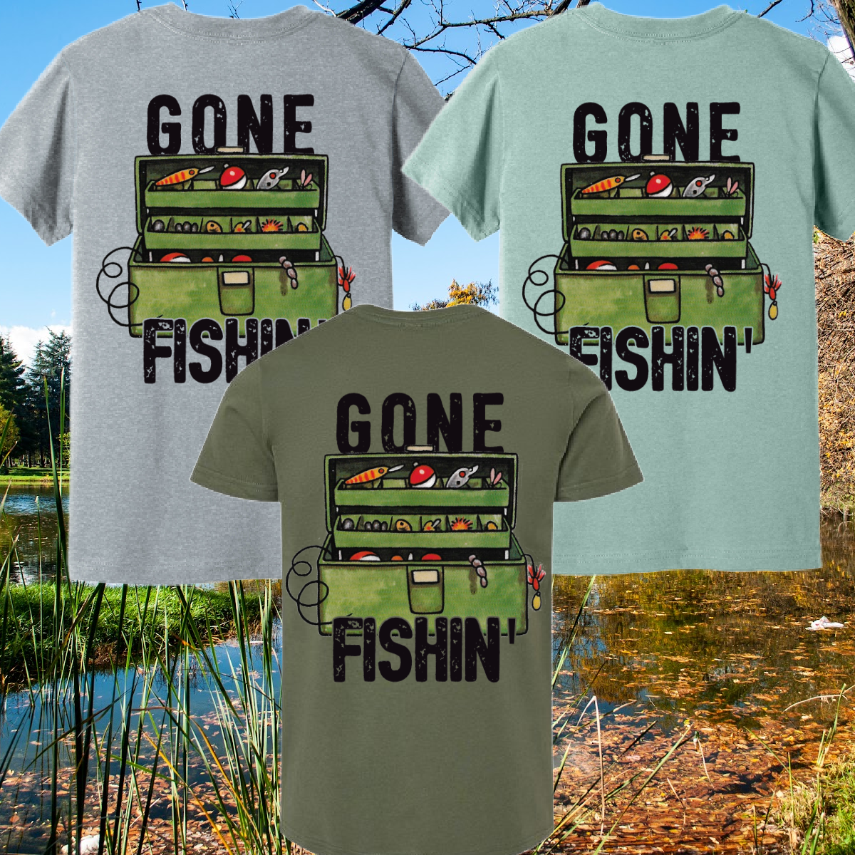Great Lakes Boys - Gone Fishin' Premium Tee (Toddler, Youth & Adult)