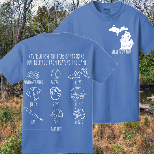 Great Lakes Boys - Baseball Collage Beach Wash Tee (Youth & Adult)