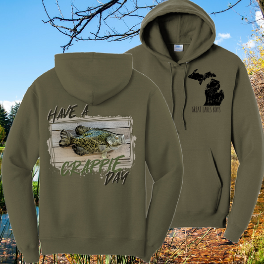 Great Lakes Boys - Have A Crappie Day Hooded Sweatshirt (Youth & Adult)