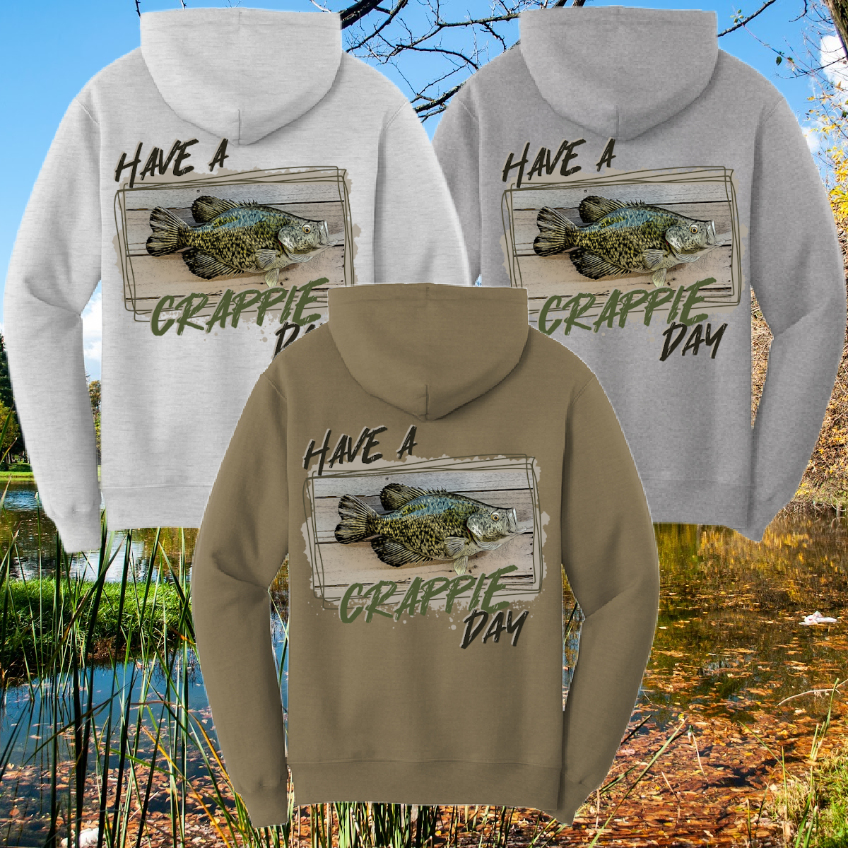 Great Lakes Boys - Have A Crappie Day Hooded Sweatshirt (Youth & Adult)