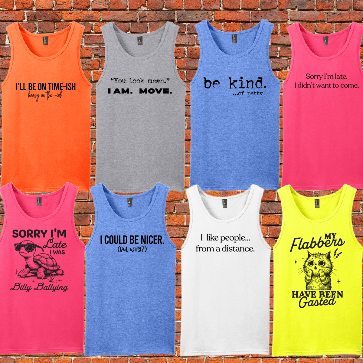 Tee Shirt Tuesday - SARCASTIC (Unisex Tanks)