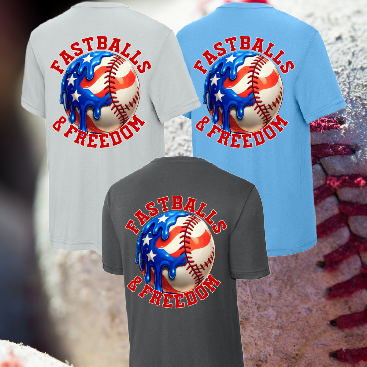 Great Lakes Boys - Fastballs & Freedom Performance Tee (Youth & Adult)