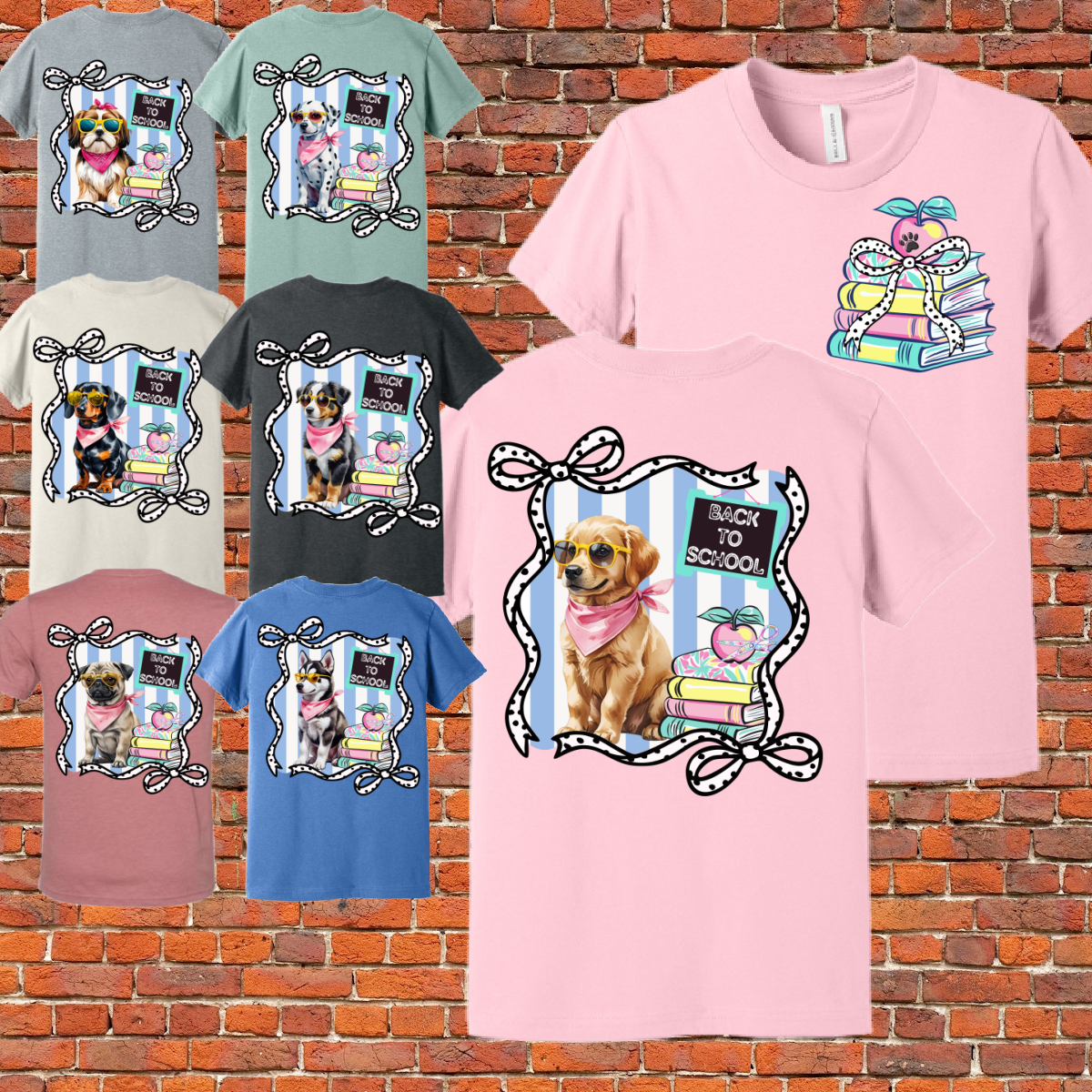 Back To School Dog Tee (Adult)