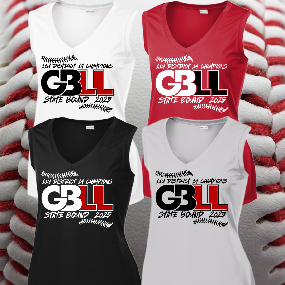 Greater Bay Little League - 2025 District Champs STATE BOUND Performance Tank