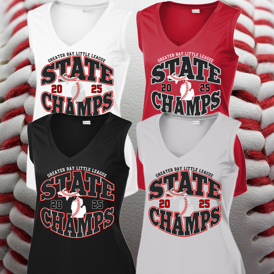 Greater Bay Little League - 2025 11U State Champs Option #1 Performance Tank