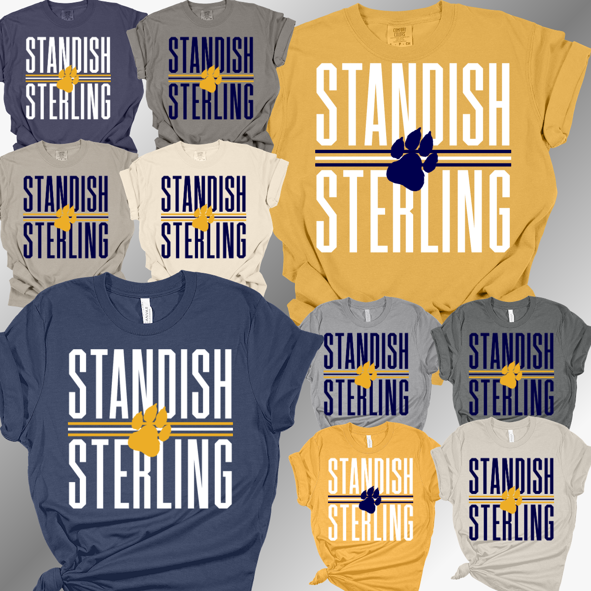 Standish-Sterling Panthers - School Name Tee (Adult)
