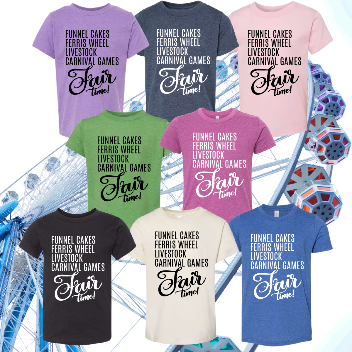 Fair Time Tee (Youth) - MADE TO ORDER/TWO WEEKS