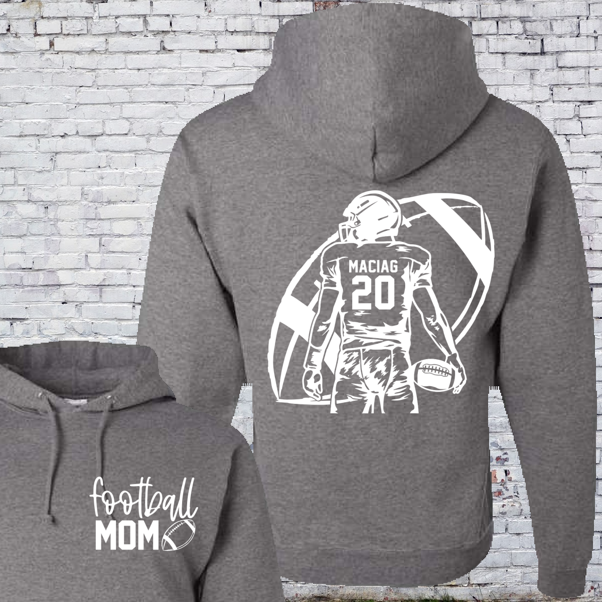 Football Player - Customizable Sweatshirt