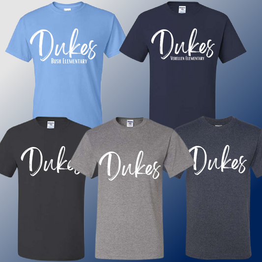 Dukes - Simple Script Basic Tee (Youth & Adult)