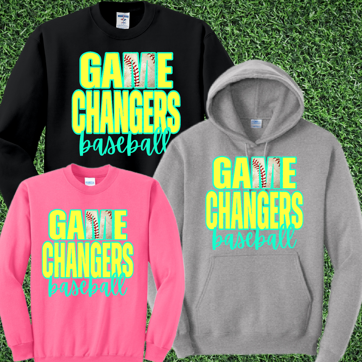 GLB Game Changers Baseball Basic Sweatshirt (Youth & Adult)
