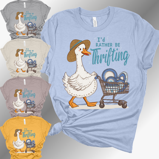 I'd Rather Be Thrifting - Bella Canvas Tee (Adult)
