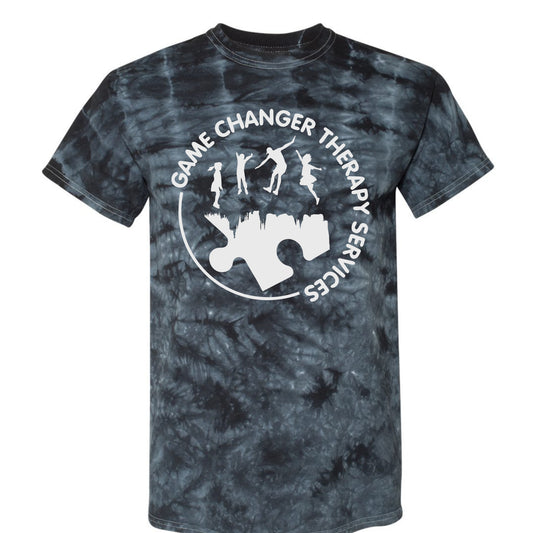 Game Changer Therapy Services Crystal Tie Dye Tee - White Logo