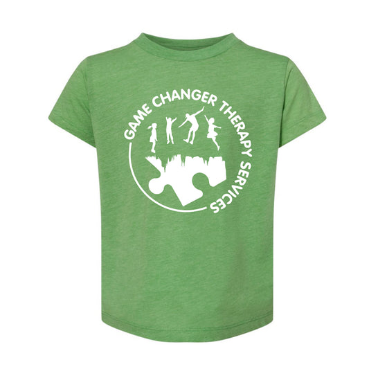 Game Changer Therapy Services Short Sleeve Tee YOUTH SIZES - White Logo