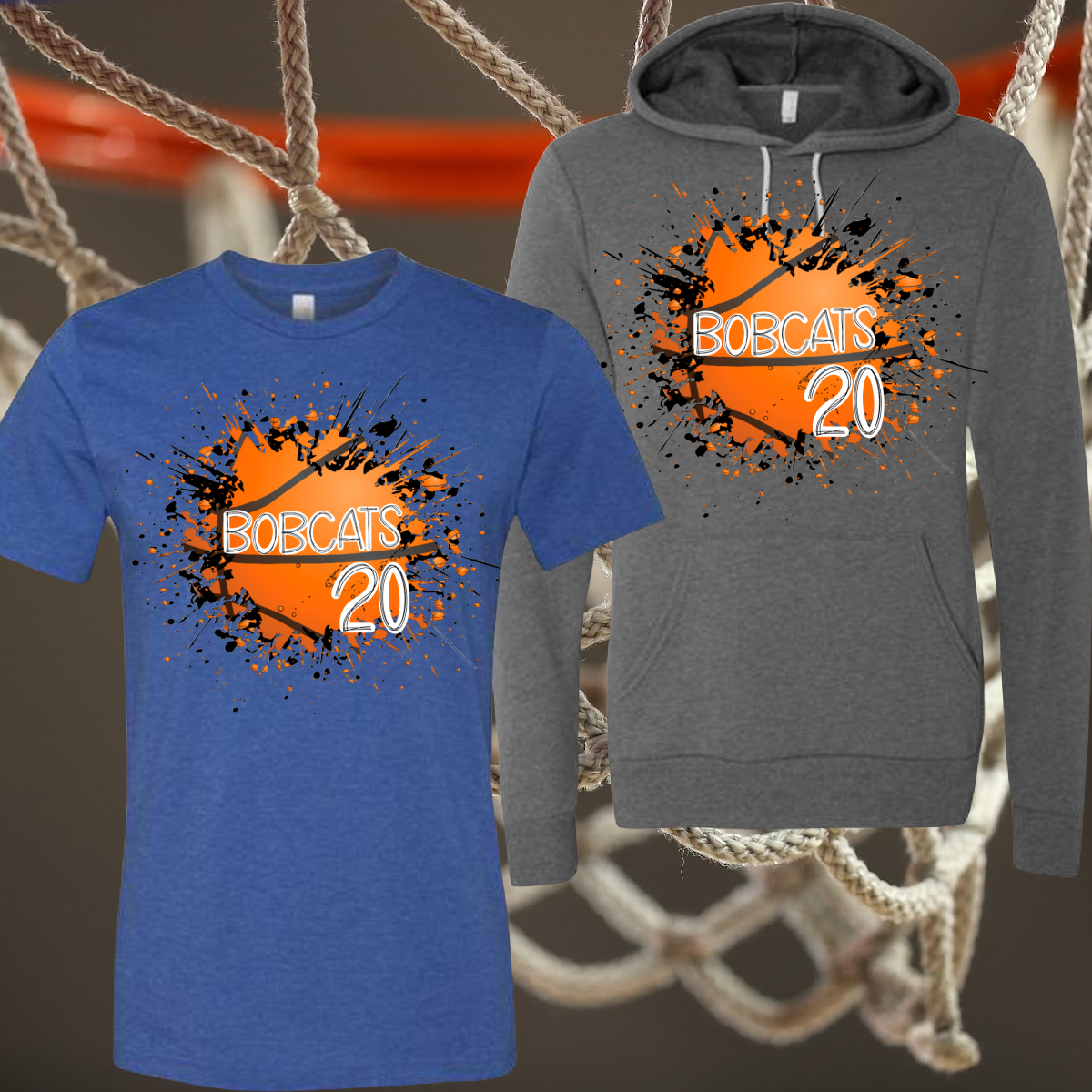 Personalized Splatter Basketball - Adult